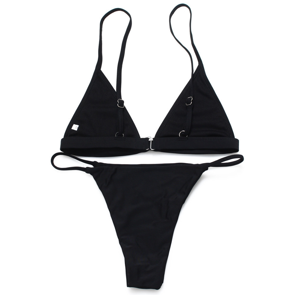 Good A++ The newest Women's Swimwear solid color swimsuit split bikini suit NS021