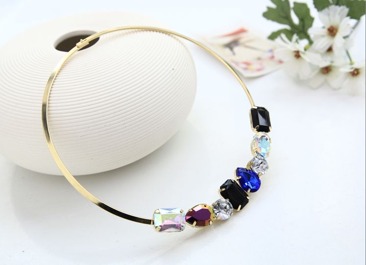 YFJEWE New hot fashion jewelry 7 colour crystal character charm collar necklace for women ladies for party #N012 от DHgate WW