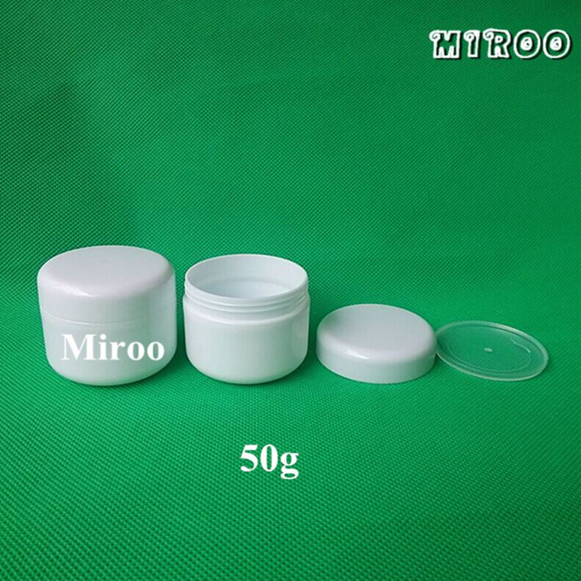 Free Shipping 45pcs/lot 50g 50ml White Empty Plastic Container Cream jars for Cosmetic Packaging
Free Shipping 45pcs/lot 50g 50ml White Empty Plastic Container Cream jars for Cosmetic Packaging