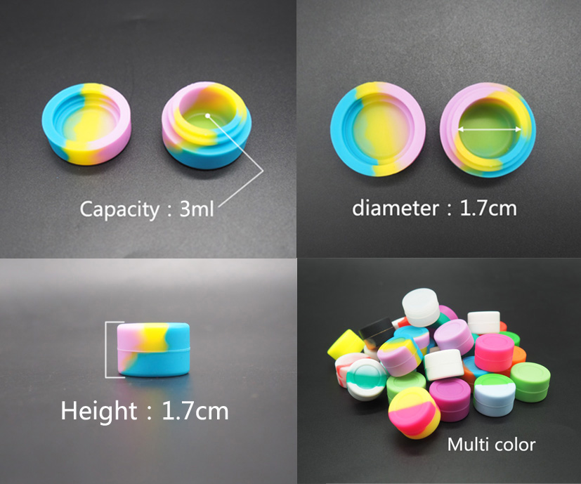 Nonstick wax containers silicone 2ml container bag food grade jars dab tool storage jar for vaporizer vape
Nonstick wax containers silicone 2ml container bag food grade jars dab tool storage jar for vaporizer vape