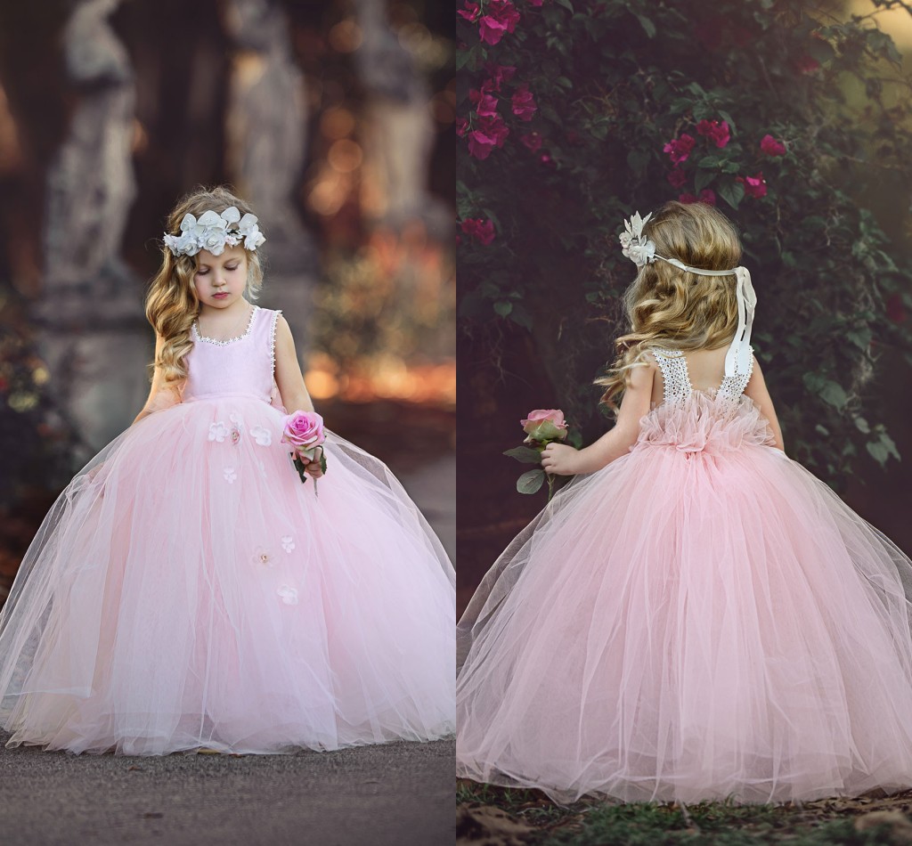 2017 New Princess Pink Sleeveless Ball Gown Tulle Flower Girl Dresses Cute Handmade Flowers Lace Back Girls Pageant Dresses For Weddings, Orange
2017 New Princess Pink Sleeveless Ball Gown Tulle Flower Girl Dresses Cute Handmade Flowers Lace Back Girls Pageant Dresses For Weddings, Orange