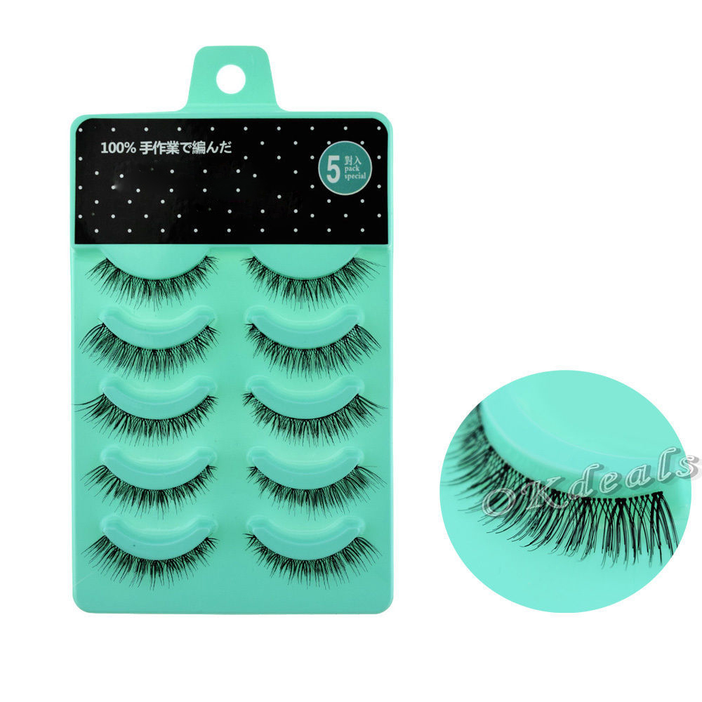 5 Pairs Of Women Short Cross False Eyelashes Daily Handmade Fake Eye Lashes Makeup Beauty Cosmetic Tool
5 Pairs Of Women Short Cross False Eyelashes Daily Handmade Fake Eye Lashes Makeup Beauty Cosmetic Tool