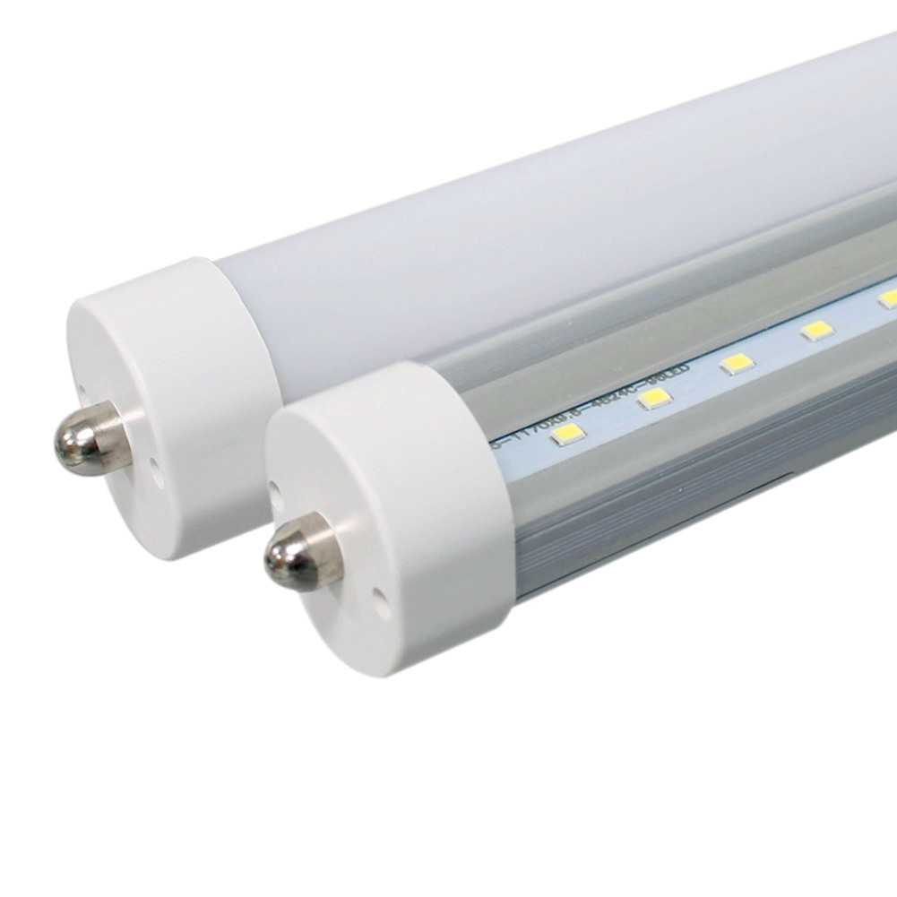 UL FCC 8ft led t8 tubes T8 Single Pin FA8 LED Tubes Light 45W 72W High Lumens AC 85-265V Stock In US