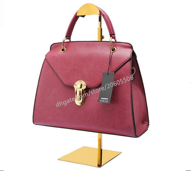 Best selling new style titanium gold stainess steel handbag display stand wig hat purse women's bag display holder rack shelf 10pcs
Best selling new style titanium gold stainess steel handbag display stand wig hat purse women's bag display holder rack shelf 10pcs