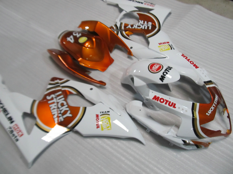 Aftermarket body parts fairings for Suzuki GSXR1000 2005 2006 gold white injection mold fairing kit GSXR1000 05 06 OT64, Same as picture
Aftermarket body parts fairings for Suzuki GSXR1000 2005 2006 gold white injection mold fairing kit GSXR1000 05 06 OT64, Same as picture