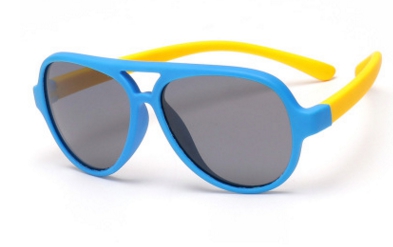 Polarized Kids Oval Sunglasses TAC TR90 Pilot Soft Frame Baby Boys Girl Sun Glasses UV400, Child Children Outdoor Goggles 893 Z260305