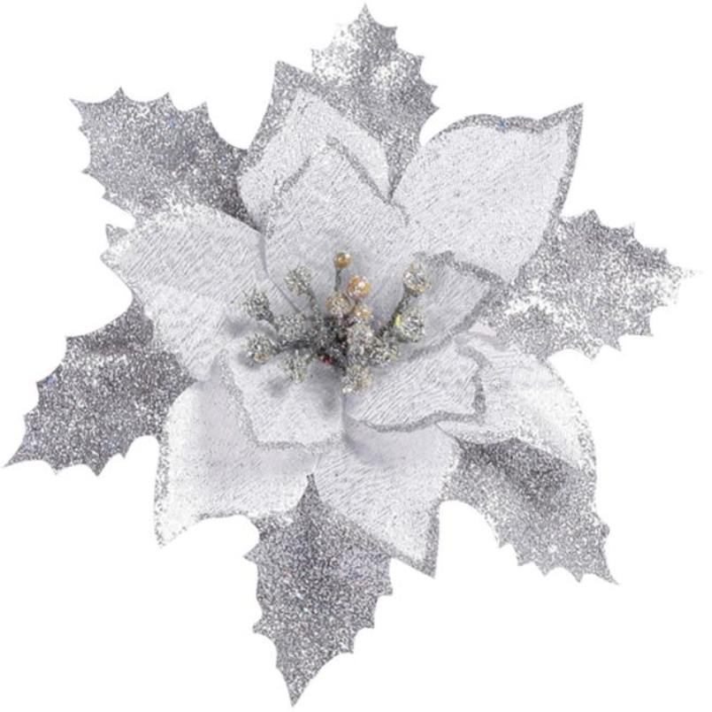 Wholesale-Top Grand 1Pcs/Pack 17cm Ribbon Christmas Charms Decoration Bows Tree Bowknots Decoration Festival Party Garden Ornament Decor