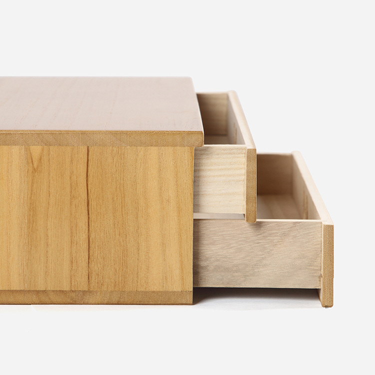 A 4 paper tool cabinet case Wooden desk storage drawer debris cosmetic storage box bin jewelry office Creative gift Home