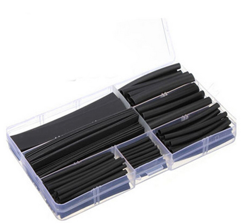 150pcs Wire Tubing Black Case Set Heat Shrink Wrap Wire Tubes Assorted Sleeves + Case Eletrical Connection Sleeving Kits
150pcs Wire Tubing Black Case Set Heat Shrink Wrap Wire Tubes Assorted Sleeves + Case Eletrical Connection Sleeving Kits