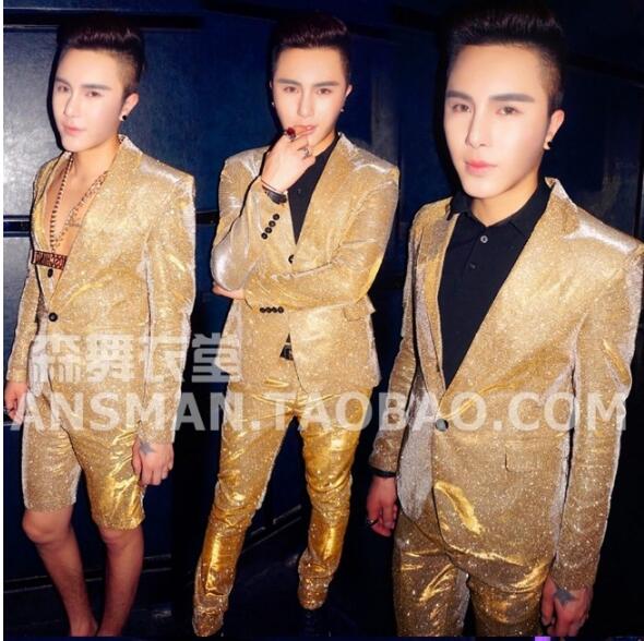 5XL 2021 New Men' BIGBANG gold color gradient glitter suit performance coat formal dress singer costumes clothing Men Suits, Gold suits and pants
5XL 2021 New Men' BIGBANG gold color gradient glitter suit performance coat formal dress singer costumes clothing Men Suits, Gold suits and pants