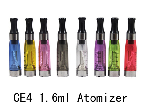 CE4 Atomizer eGo Clearomizer 1.6ml 2.4ohm vapor tank Electronic Cigarette for e-cig battery 8 colors 4 wick
CE4 Atomizer eGo Clearomizer 1.6ml 2.4ohm vapor tank Electronic Cigarette for e-cig battery 8 colors 4 wick