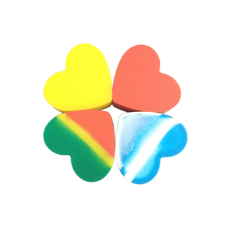 Colorful Heart Silicone Concentrate Container Storage Dab Tool Smoke Accessories Dab Container Oil Container MOQ 20 Pieces
Colorful Heart Silicone Concentrate Container Storage Dab Tool Smoke Accessories Dab Container Oil Container MOQ 20 Pieces