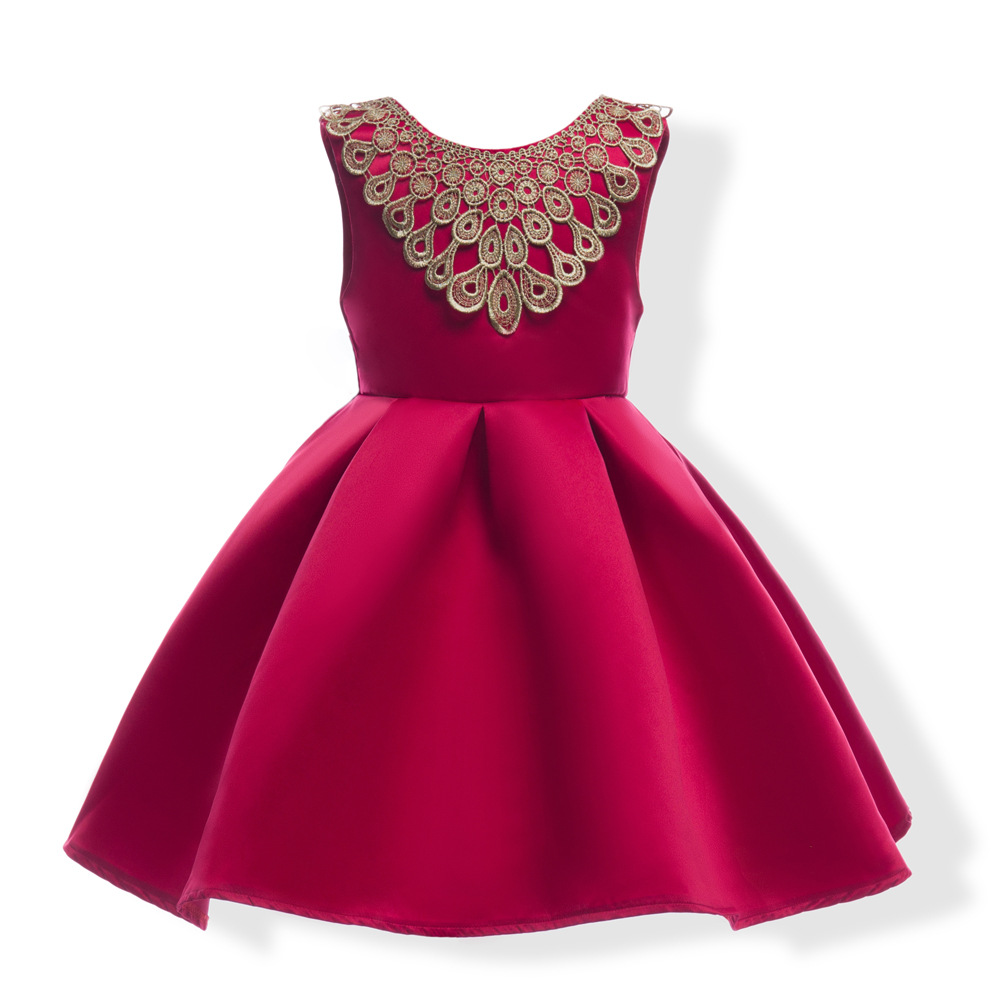 Lace Girls Dress Fashion Europe Style Embroidery Ruffle Dress Children Party Dress Big Bows Kids Ball Gown Stage performance costume C2249, Red
Lace Girls Dress Fashion Europe Style Embroidery Ruffle Dress Children Party Dress Big Bows Kids Ball Gown Stage performance costume C2249, Red