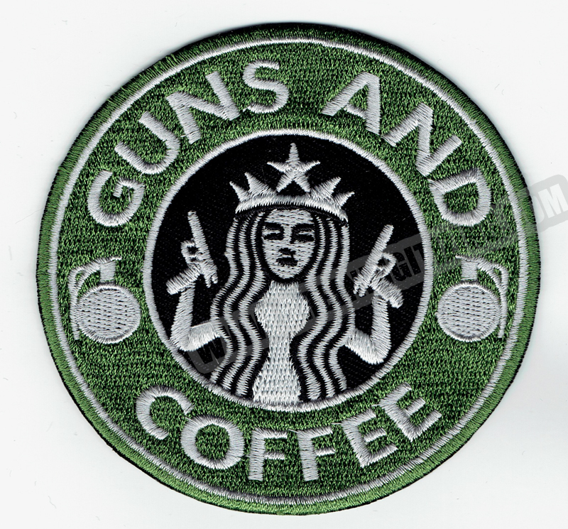 Wholesale GUN & Coffee Embroidered Iron on Patch Tactical Military Badge Any Garment Vest Rider Patch DIY Applique Embroidery Patch, Black
Wholesale GUN & Coffee Embroidered Iron on Patch Tactical Military Badge Any Garment Vest Rider Patch DIY Applique Embroidery Patch, Black