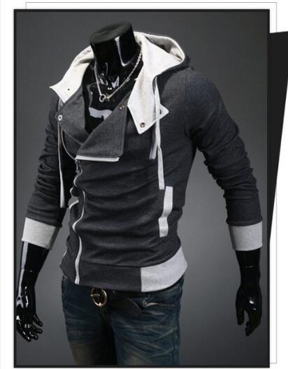 Wholesale-Hot Sale Men Assassins Creed Hoodie Brand Design Zipper Sweatshirt Men Tracksuit Size M-6XL