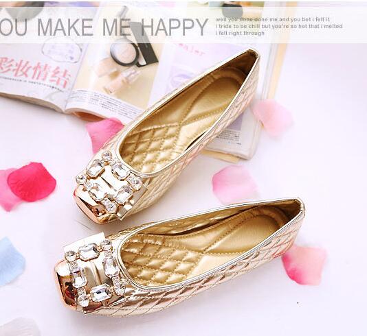 Women Shallow Mouth Shoes Rhinestone Square Toes Single Shoes Girls Flat Loafers Pumps Doug Shoes Womens Pumps Big Size, Gold 
Women Shallow Mouth Shoes Rhinestone Square Toes Single Shoes Girls Flat Loafers Pumps Doug Shoes Womens Pumps Big Size, Gold