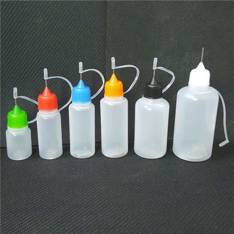 Needle Plastic E Liquid Bottle 5ml 10ml 15ml 20ml 30ml 50ml PE Vapor Juice Oil Bottles with Colorful Pin-hole Cap Tips Lid Fill
Needle Plastic E Liquid Bottle 5ml 10ml 15ml 20ml 30ml 50ml PE Vapor Juice Oil Bottles with Colorful Pin-hole Cap Tips Lid Fill