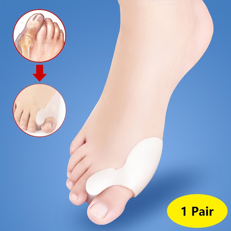 Toe Hallux Valgus Corrector Silicone Gel Spreader Feet Care Toe separator Bunion Guard Toe Stretcher Straightener Zehen-Hallux-Valgus-Korrektor Wholes