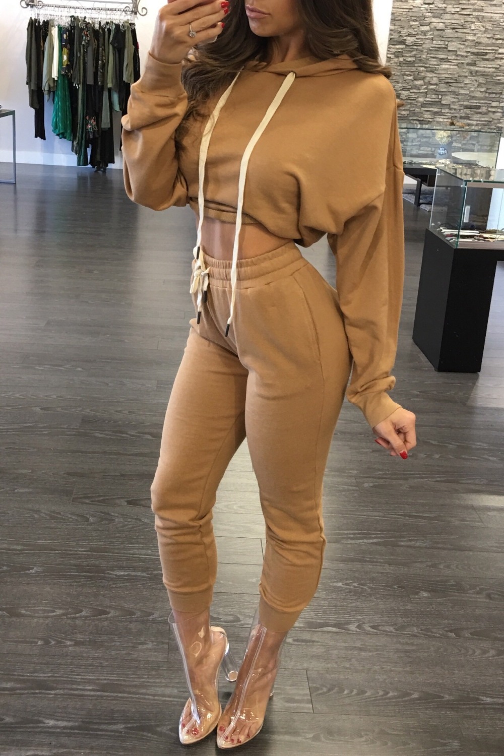Wholesale- Women Jumpsuit Romper 2016 Autumn Hooded Playsuits Ankle Length Long Sleeve Two Pieces Overalls Outfits, Gray
Wholesale- Women Jumpsuit Romper 2016 Autumn Hooded Playsuits Ankle Length Long Sleeve Two Pieces Overalls Outfits, Gray