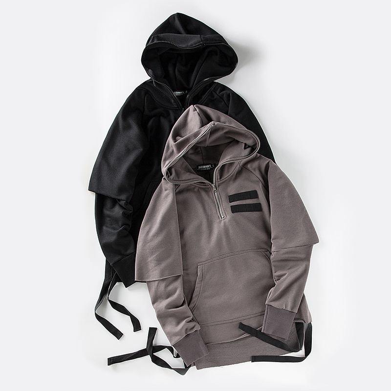Side Ribbon Unlock Hem Streetwear Mens Hoodies 2017 Spring Autumn Fake 2pcs Blank Hip Hop Sweatshirt Men Dark Grey, Gray
Side Ribbon Unlock Hem Streetwear Mens Hoodies 2017 Spring Autumn Fake 2pcs Blank Hip Hop Sweatshirt Men Dark Grey, Gray