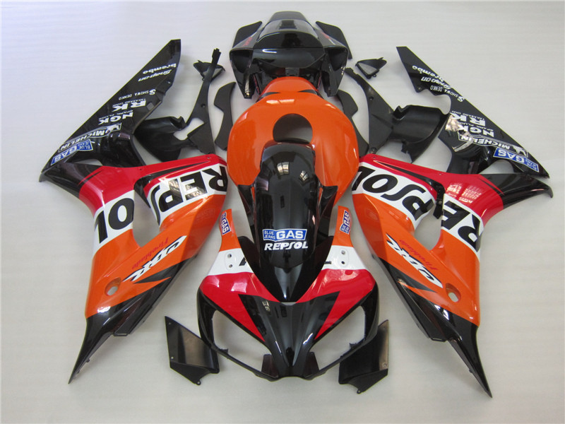 Injection molded bodywork fairing kit for HONDA CBR1000RR 06 07 orange black fairings set CBR1000RR 2006 2007 OT17, Same as picture
Injection molded bodywork fairing kit for HONDA CBR1000RR 06 07 orange black fairings set CBR1000RR 2006 2007 OT17, Same as picture