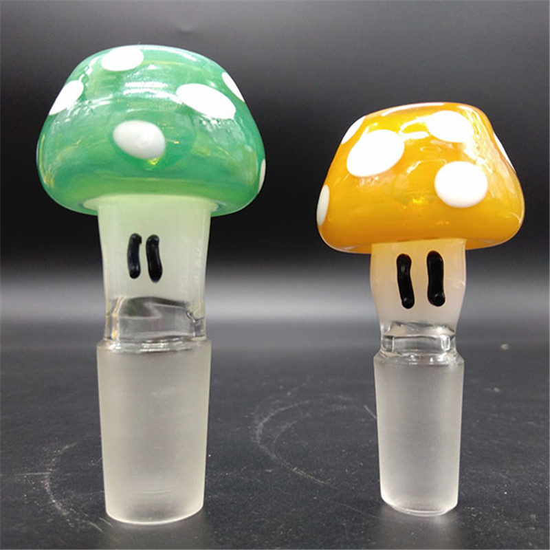Green And Yellow Mushroom Glass bongs Accessories 14mm Or 19mm Male Joint High Quality Universal Glass Bowl
Green And Yellow Mushroom Glass bongs Accessories 14mm Or 19mm Male Joint High Quality Universal Glass Bowl