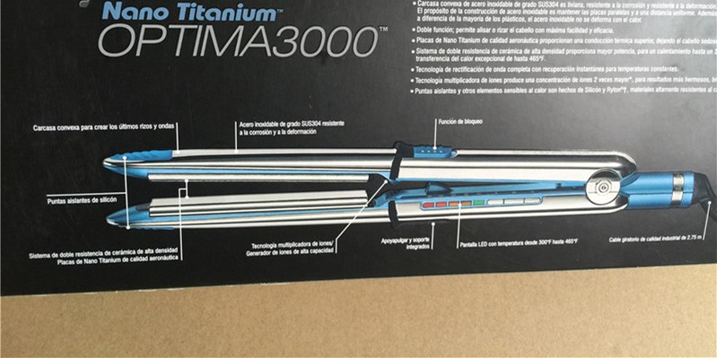 New Arrival optima 3000 hair straightener VS PRO Na-No! TITANIUM 1 1 4 plate Flat Iron Ionic Hair Straightener
New Arrival optima 3000 hair straightener VS PRO Na-No! TITANIUM 1 1 4 plate Flat Iron Ionic Hair Straightener