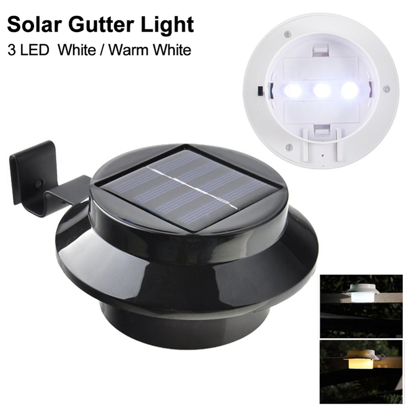 Edison2011 3 LED Solar Powered Fence Gutter Light Outdoor Garden Yard Wall Pathway Lamp White/Warm white + Bracket
Edison2011 3 LED Solar Powered Fence Gutter Light Outdoor Garden Yard Wall Pathway Lamp White/Warm white + Bracket