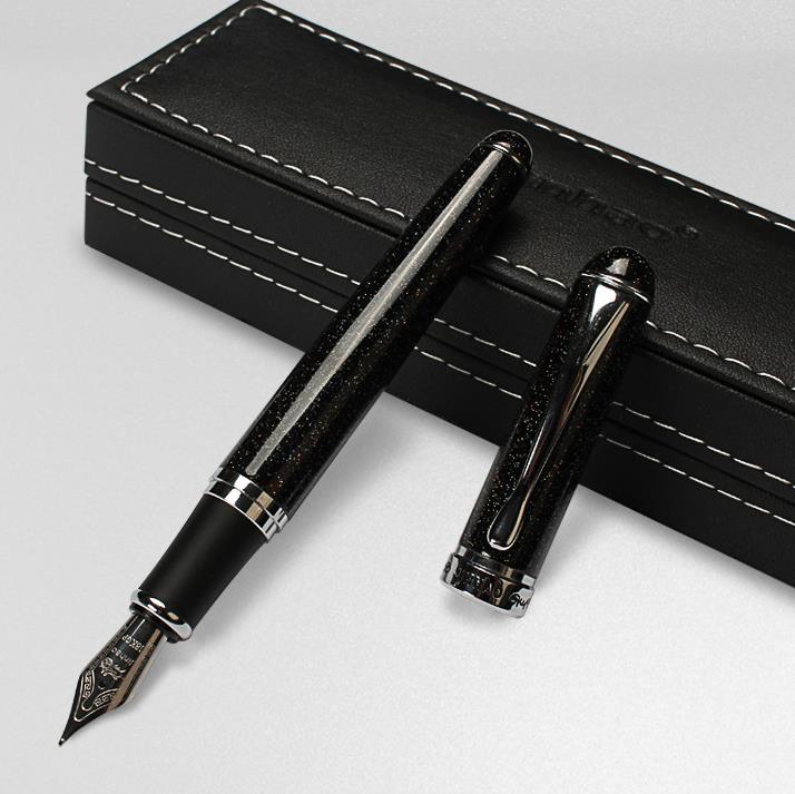 Luxury JINHAO Fountain Pen Black shimmering sands Medium NIB Sign Pens Writing Supplies Party holdiay gift
Luxury JINHAO Fountain Pen Black shimmering sands Medium NIB Sign Pens Writing Supplies Party holdiay gift