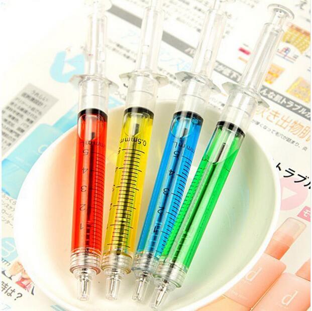 

Nice Doctor Nurse Gift Liquid Syringe Injection Ballpoint Pen Ballpen G642, Photo