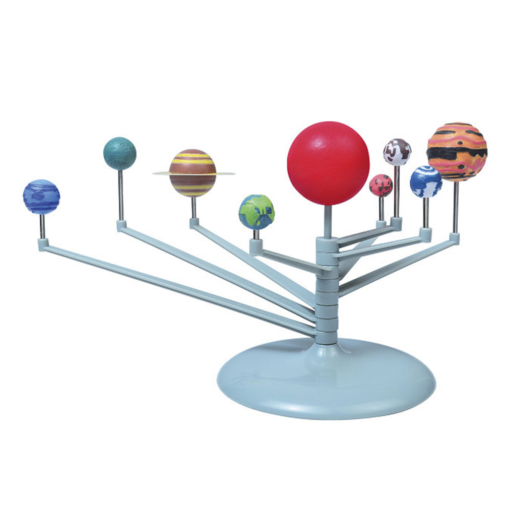 Wholesale-Hot Sale Astronomy Science Educational Toys Solar System Celestial Bodies Planets Planetarium Model Kit DIY Kids Gift