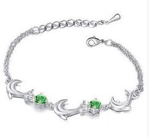 Brand new High-end bracelet dolphin Festival fish shape jewelry FB311 mix order 20 pieces a lot Charm Bracelets