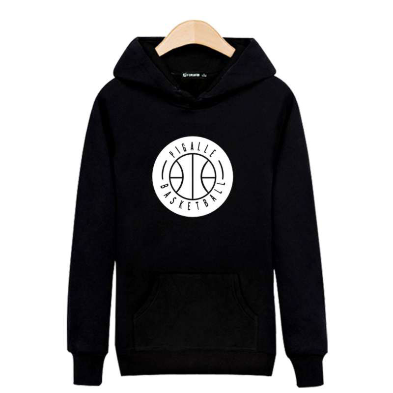 Wholesale- PIGALLE Harajuku Sweatshirt Black for Street Wear Hoodies Men Luxury ray 3XL