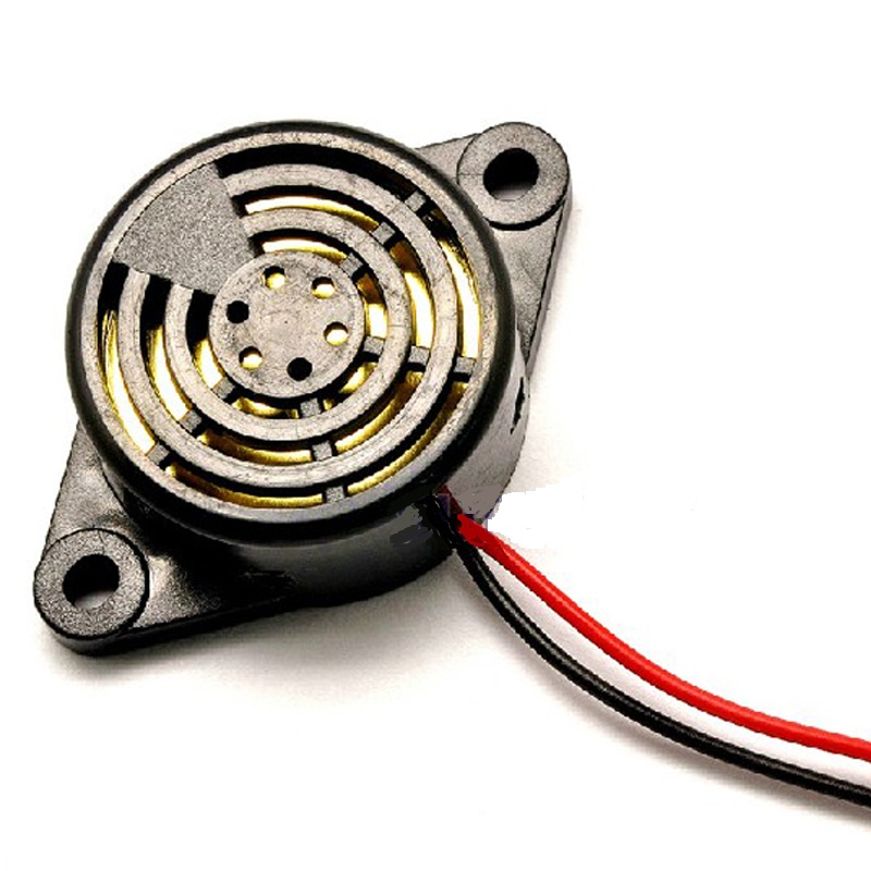 DC 3-24V 95DB Intermittent Beep Alarm Electronic Buzzer Sounder 2 Colors New Wired High-Decibel Buzzer Alarm Siren For Home Security