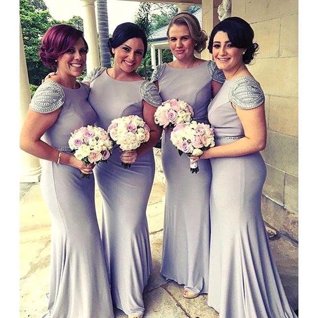 Lavender Mermaid Cap Sleeves Bridesmaid Dresses 2017 Beaded Sexy Backless Long Maid Of Honor Prom Evening Gowns Wedding Guest Dresses BA3873
Lavender Mermaid Cap Sleeves Bridesmaid Dresses 2017 Beaded Sexy Backless Long Maid Of Honor Prom Evening Gowns Wedding Guest Dresses BA3873