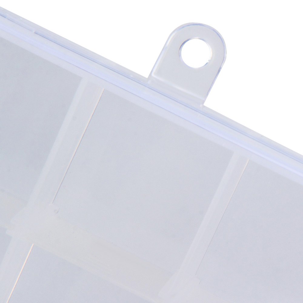 Whole Fishing Tool Box Transparent Plastic Storage Box 15 Compartments Jewelry Earring Tool Containers Sea Fishing Tackle Box