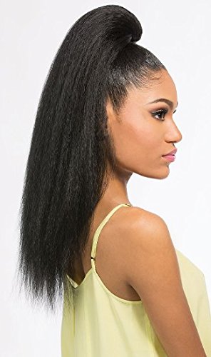 dora Top Selling Brazilian Hair Kinky straight Drawstring Ponytail Wrap Around Ponytail Natural Color 100% Human Hair 80g Extensions