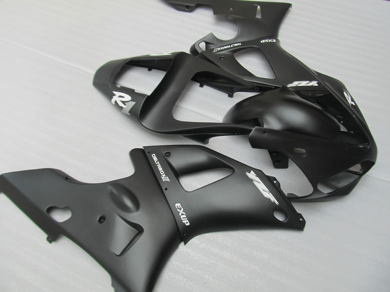 Motorcycle Fairing kit for Yamaha YZF R1 2000 2001 matte black fairings set YZFR1 00 01 OT05, Same as picture
Motorcycle Fairing kit for Yamaha YZF R1 2000 2001 matte black fairings set YZFR1 00 01 OT05, Same as picture