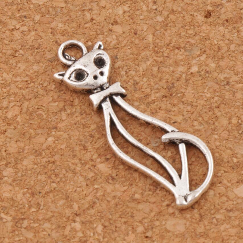 Open Lady Cat Spacer Charm Beads 100pcs/lot Antique Silver Pendants Alloy Handmade Jewelry DIY 11x33.8 mm L1162
Open Lady Cat Spacer Charm Beads 100pcs/lot Antique Silver Pendants Alloy Handmade Jewelry DIY 11x33.8 mm L1162