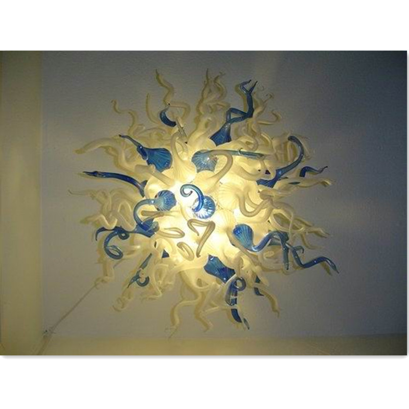 Contemporary White and Blue Blown Glass Chandelier Lightings LED Bulbs Indoor Lighting Egyptian Home Decor -Girban
Contemporary White and Blue Blown Glass Chandelier Lightings LED Bulbs Indoor Lighting Egyptian Home Decor -Girban