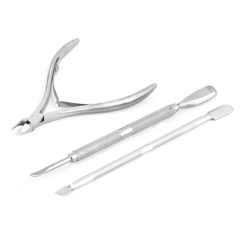 Wholesale- Stainless Steel Nail Cuticle Spoon Pusher Remover Cutter Nipper Clipper Cut Set Beauty Accessories
Wholesale- Stainless Steel Nail Cuticle Spoon Pusher Remover Cutter Nipper Clipper Cut Set Beauty Accessories