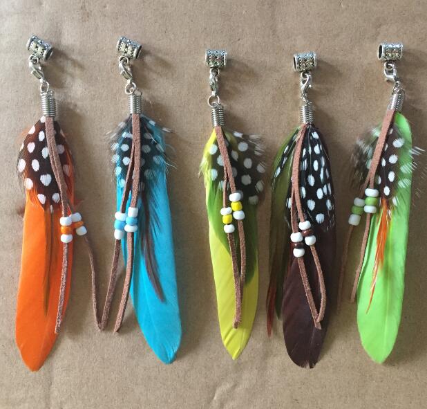 Tribal Festival Hippy Feather Dangle Hair Braid Dread Bead 5mm of Hole Hair Accessories Hair Jewelry Hair BeadsHandmade
Tribal Festival Hippy Feather Dangle Hair Braid Dread Bead 5mm of Hole Hair Accessories Hair Jewelry Hair BeadsHandmade