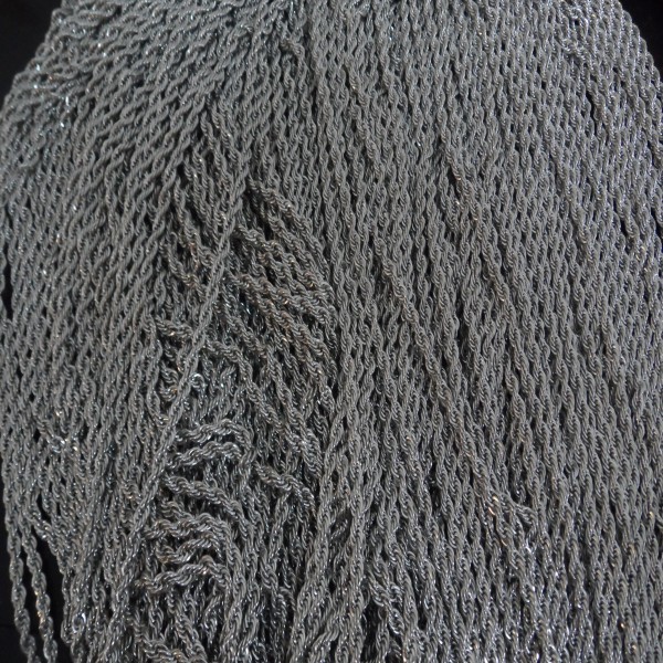 2017 NEW LIST wholesale in bulk 10meter Lot Fashion Silver TOne Stainless steel Jewelry Finding 4mm Singapore twisted chain WOMEN MEN DIY