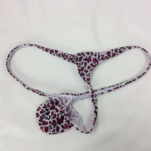 Mens new style Fashion Thong Bulge Pouch Tback Grape Smugglers Leopard prints stretchy swim fabric G40348648967