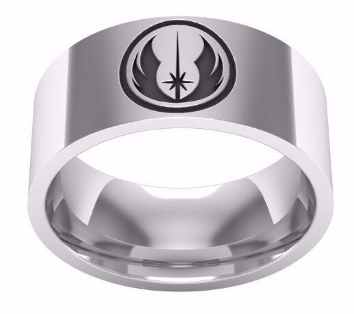 Hot Selling Jedi Symbol Engraved Couple Movie Ring Polished Stainless Steel High Ring Film Jewelry Best Gift For Men, Silver
Hot Selling Jedi Symbol Engraved Couple Movie Ring Polished Stainless Steel High Ring Film Jewelry Best Gift For Men, Silver