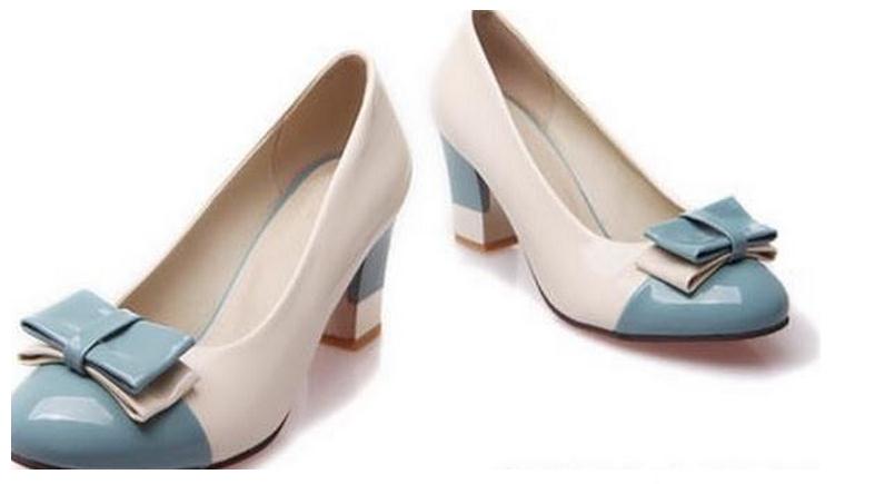 Thick with high heels big yards of shoes Han edition Autumn, women's shoes