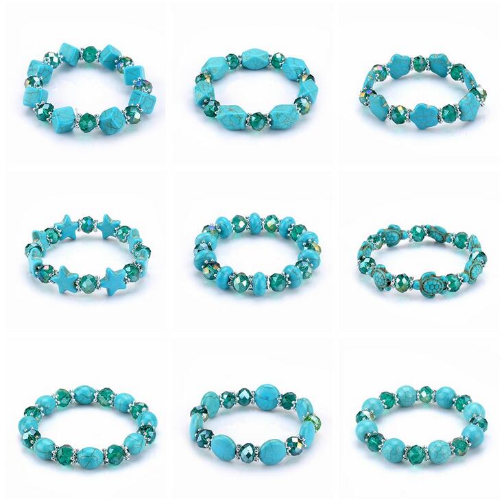 Good A++ Turquoise crystal beaded bracelet FB314 mix order 20 pieces a lot Charm Bracelets
Good A++ Turquoise crystal beaded bracelet FB314 mix order 20 pieces a lot Charm Bracelets