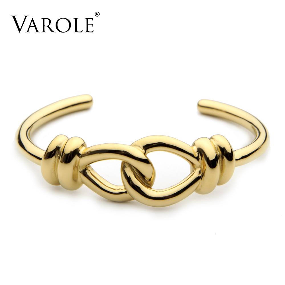 VAROLE Knotting Bracelet Armband Stainless Steel Bangle Bracelet Jewelry Cuff Bracelets For Women Gift Manchette Bangles
VAROLE Knotting Bracelet Armband Stainless Steel Bangle Bracelet Jewelry Cuff Bracelets For Women Gift Manchette Bangles