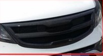 For kia Sportage R 2011-2015 Auto Front Mesh Grille Racing Grills Carbon Fiber