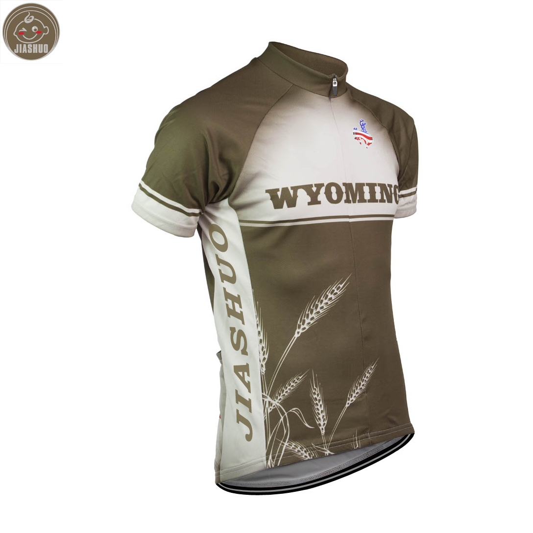 Customized NEW 2017 USA WYOMING WHEAT Classical JIASHUO mtb road RACING Team Bike Pro Cycling Jersey / Shirts & Tops Clothing Breathable, Same to the photo
Customized NEW 2017 USA WYOMING WHEAT Classical JIASHUO mtb road RACING Team Bike Pro Cycling Jersey / Shirts & Tops Clothing Breathable, Same to the photo